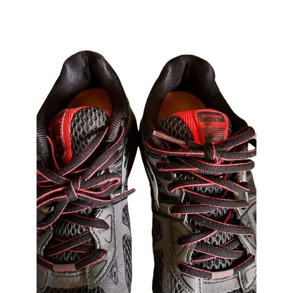 Men\'s Brooks Beast 14 Running Shoes Size 10.5 Grey/Red Athletic Sneakers main image 4